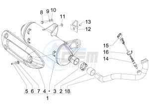 Beverly 300 ie Tourer (USA) USA drawing Silencer