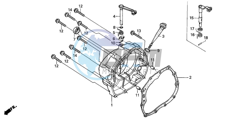 RIGHT CRANKCASE COVER