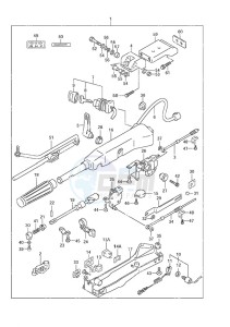 DF 50A drawing Tiller Handle