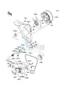 MULE 3010 DIESEL 4x4 KAF950B7F EU drawing Water Pump