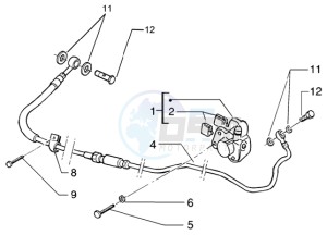 Runner 200 VXR 4t drawing Rear caliper