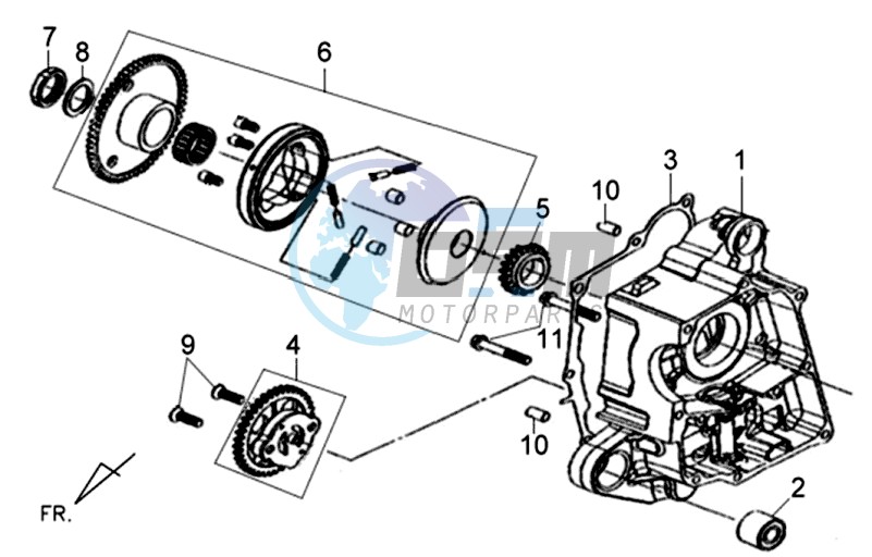 CRANKCASE RIGHT