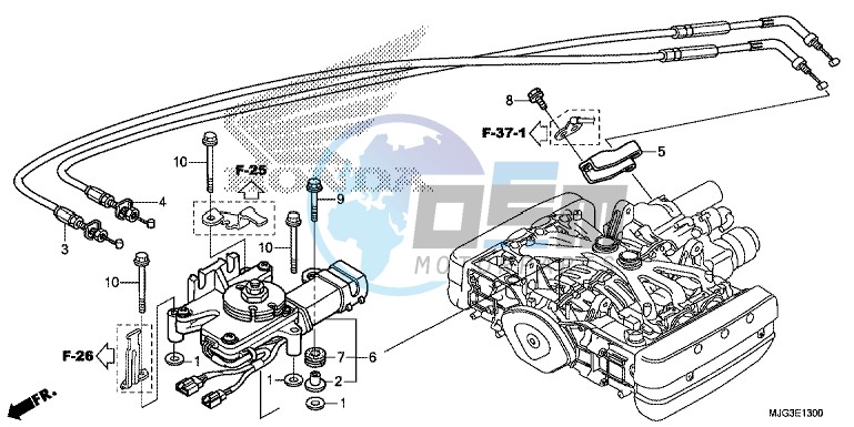 REVERSE SHIFT ACTUATOR