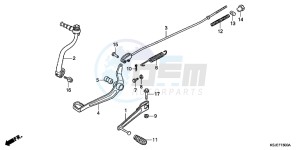 CRF100FB drawing PEDAL