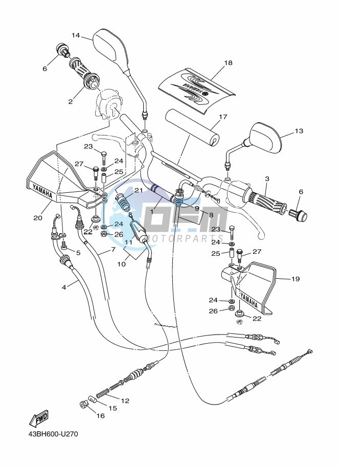 STEERING HANDLE & CABLE