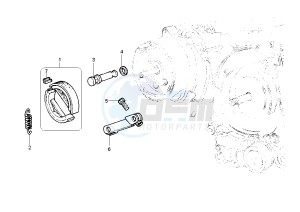 Liberty RST 125 drawing Brake shoe Rear