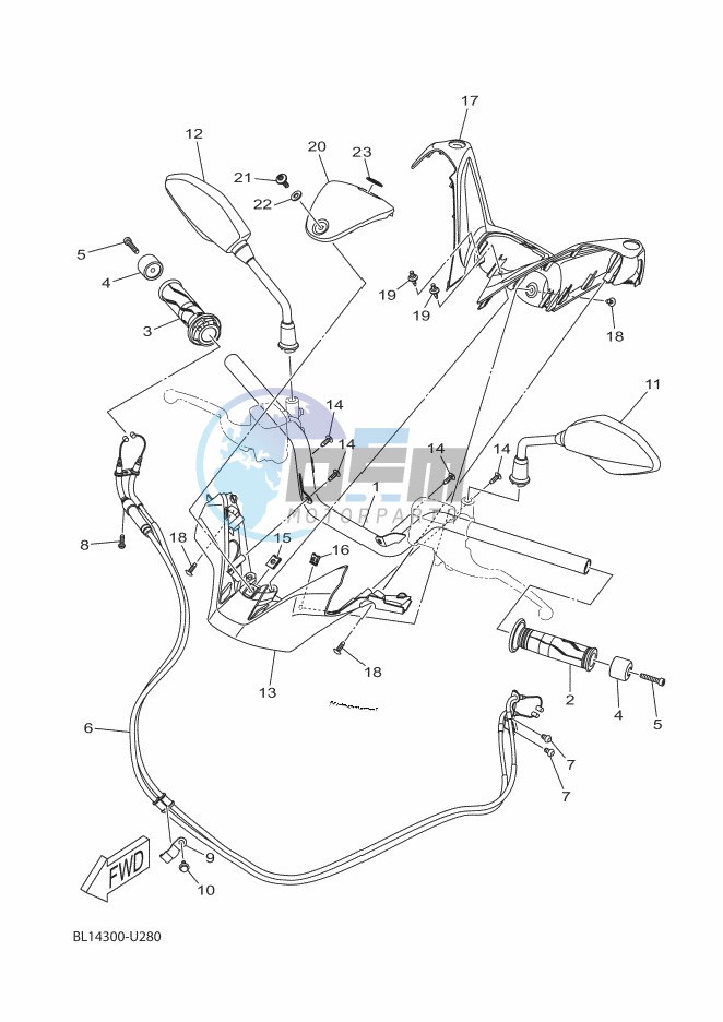 STEERING HANDLE & CABLE