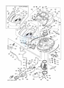 YZF320-A YZF-R3 (B7P3) drawing FUEL TANK