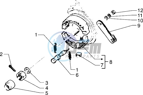 Front brake lever-Jaw