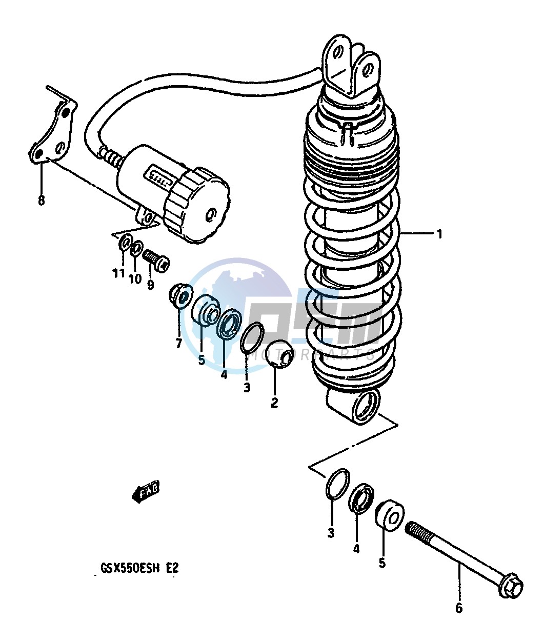 REAR SHOCK ABSORBER