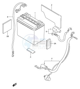 TL1000S (E2) drawing BATTERY