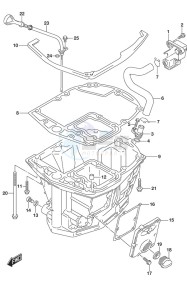 DF 175 drawing Oil Pan