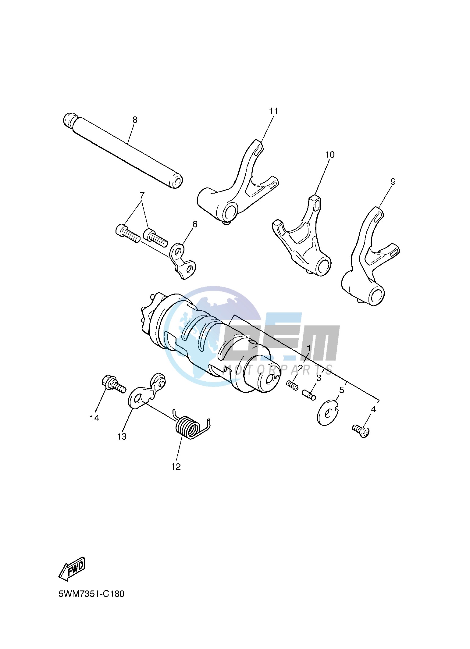 SHIFT CAM & FORK