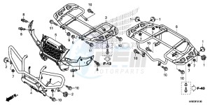 TRX500FA7G TRX500 Europe Direct - (ED) drawing CARRIER