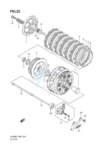 DL 650 V-STROM EU-UK drawing CLUTCH