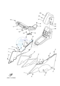 YXZ1000R YXZ10YEXJ YXZ1000R (B0FA) drawing SIDE COVER 2