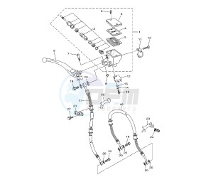 XJ6-N 600 drawing FRONT MASTER CYLINDER