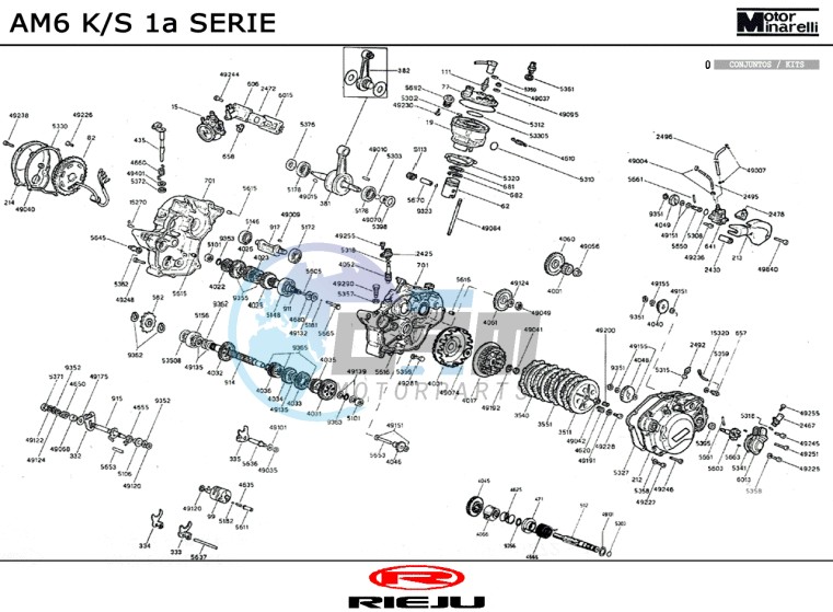 ENGINE  AM6 K/S 1a Serie