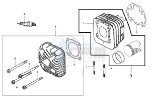 DD50 drawing CYLINDER / CYLINDER HEAD