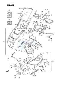 GSX1100 (E2) drawing COWLING (MODEL M E97)