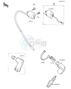 KX 80 L N [KX80] (L2-N3) [KX80] drawing IGNITION SYSTEM