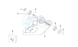 Scarabeo 50 2t (eng. Minarelli) drawing Connecting rod