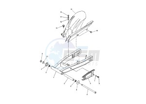 FZ6 600 drawing REAR ARM