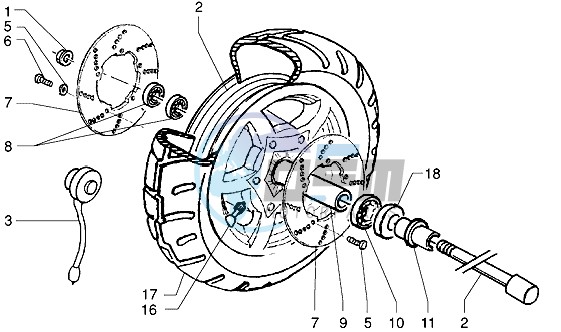 Front wheel