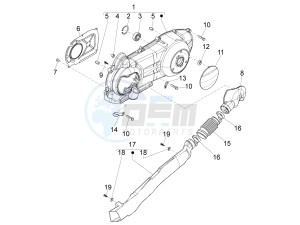 Liberty 125 4t 2v ie e3 (Vietnam) Vietnam drawing Crankcase cover - Crankcase cooling