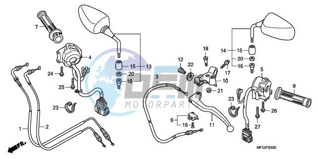 HANDLE LEVER/SWITCH/ CABLE