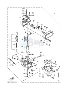 TT-R110E TT-R110 (BMAB) drawing CARBURETOR