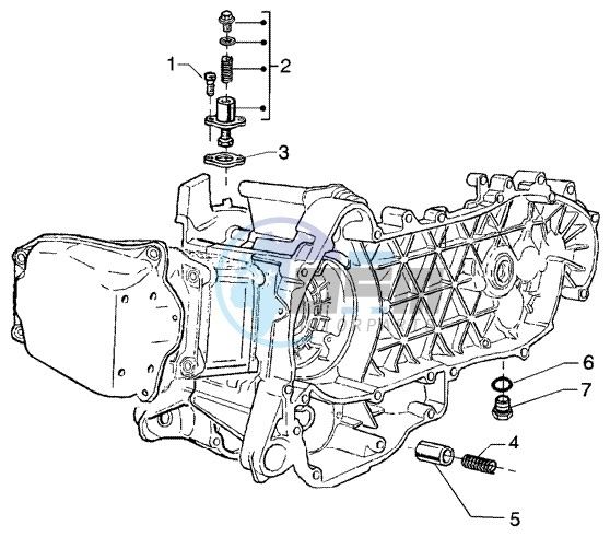 By-pass valve - Chain tightener