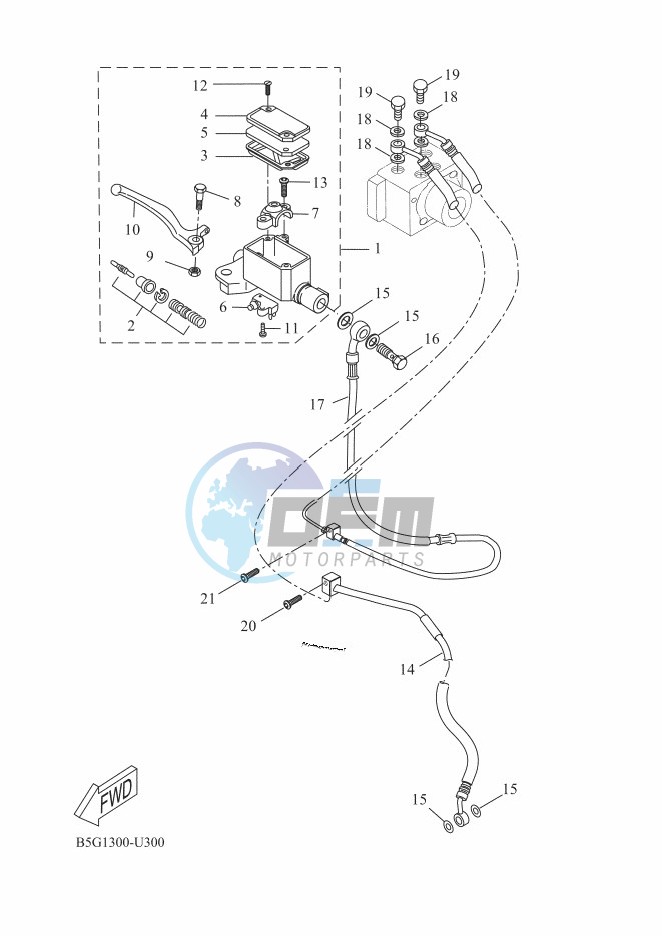 FRONT MASTER CYLINDER