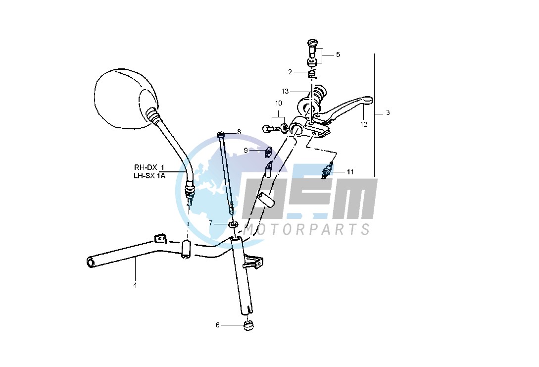 Rear brake control