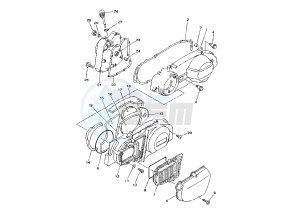 YP MAJESTY 250 drawing CRANKCASE COVER