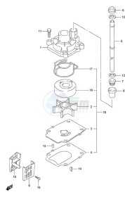 DF 90A drawing Water Pump