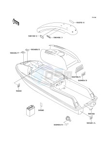 JS 750 B [750 SXI] (B1-B3 B3 CAN ONLY) [750 SXI] drawing LABELS