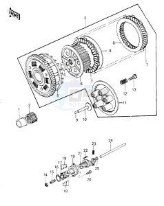 KZ 1000 G [CLASSIC] (G1) [CLASSIC] drawing CLUTCH