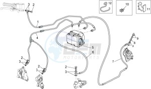 Breva 1200 drawing ABS Brake system