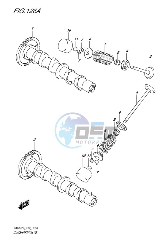 CAMSHAFT, VALVE