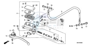 CBF10009 Europe Direct - (ED) drawing CLUTCH MASTER CYLINDER