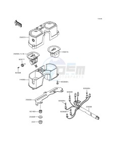 KLX 650 C [KLX650] (C1-C4) [KLX650] drawing METER-- S- -