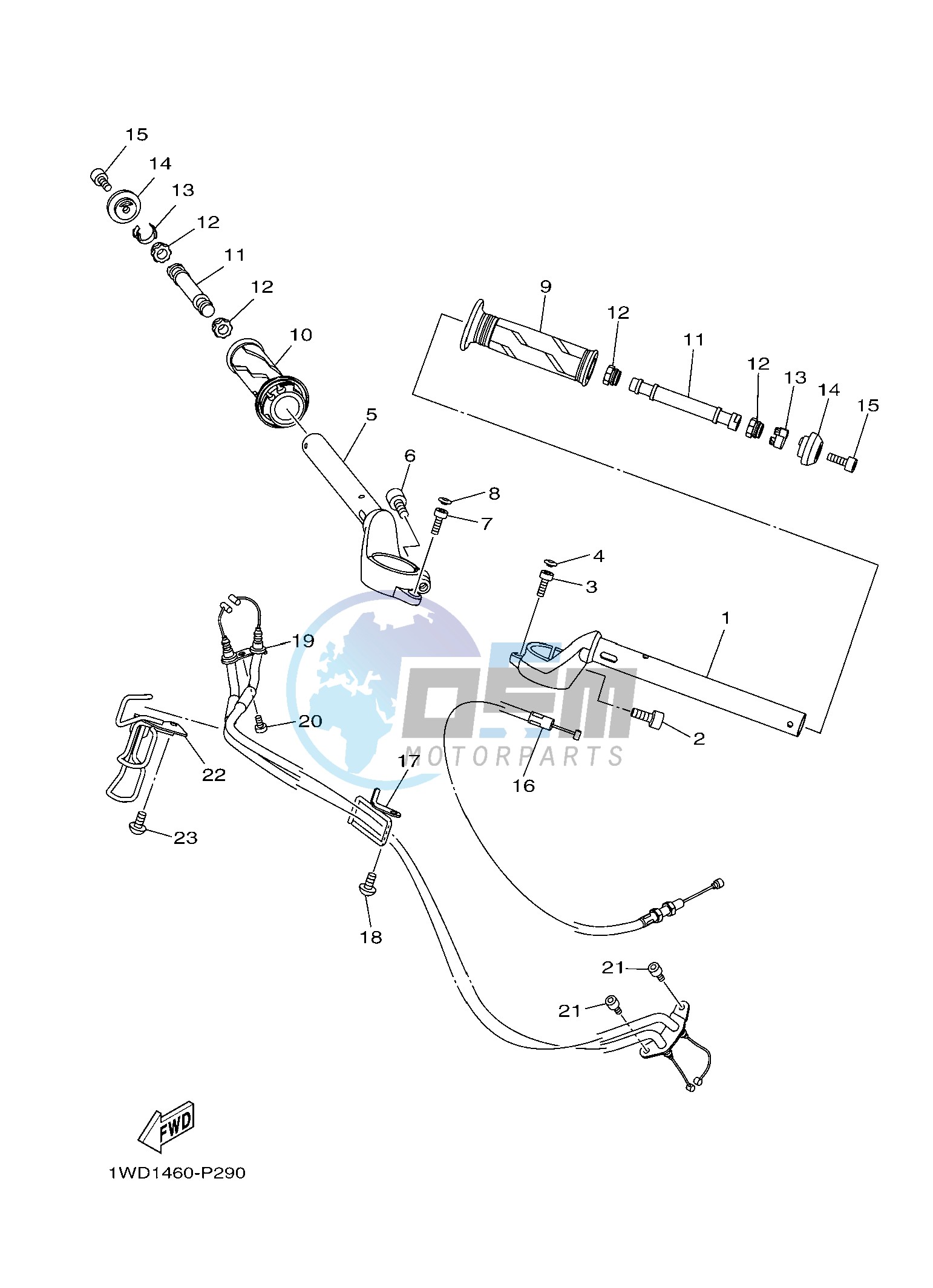 STEERING HANDLE & CABLE