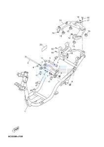 YN50F OVETTO 4T (2ACG) drawing FRAME