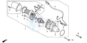 SH75 drawing STARTING MOTOR