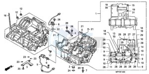 CB1300A9 BR / ABS MME - (BR / ABS MME) drawing CRANKCASE