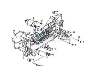 JET 14 45KMH 50 (L8) EU EURO4 drawing CRANKCASE COVER LINKS