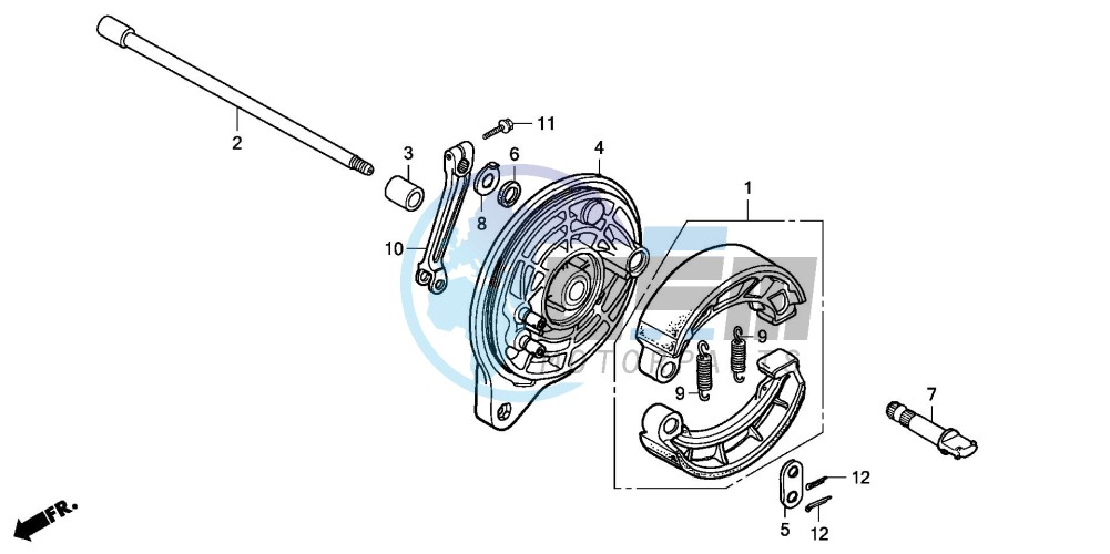 REAR BRAKE PANEL