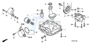 CB1000R9 Australia - (U) drawing OIL PAN/OIL PUMP