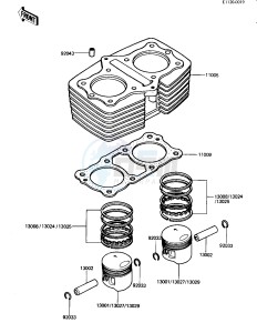 KZ 440 G (G1) drawing CYLINDER_PISTONS